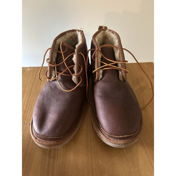 Men’s UGG Neumel Chestnut Tasman Leather Chukka Lace Up Boots Size US 12 - Picture 10 of 10